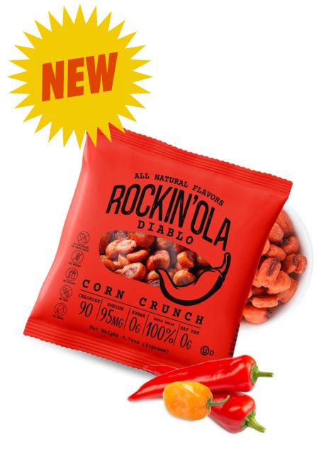 Diablo Corn Crunch NEW Rockin'Ola Snacks Allergen Friendly